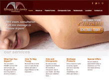 Tablet Screenshot of bellairechiropracticclinic.com